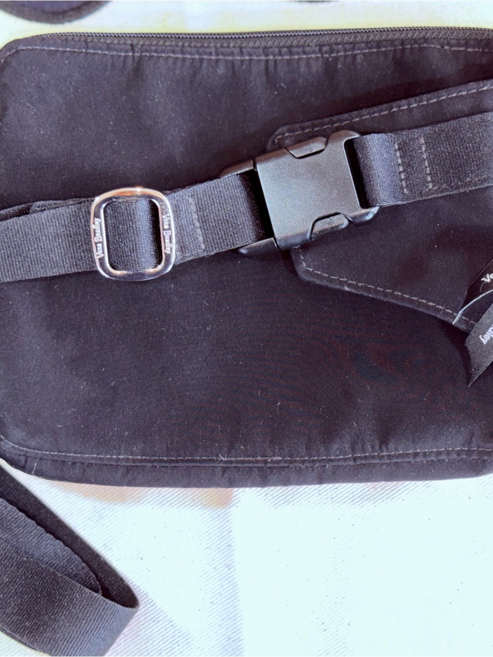 Vera Bradley Black Performance Twill RFID Belt Bag Crossbody Travel - Picture 5 of 11